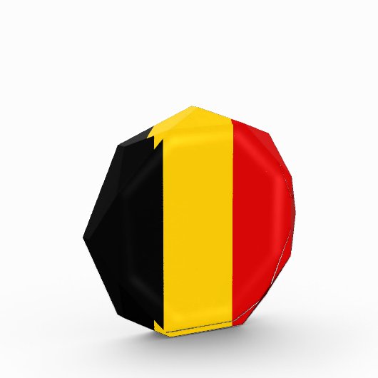 Belgien-Flagge Fotoblock (Links)