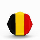 Belgien-Flagge Fotoblock (Vorderseite)