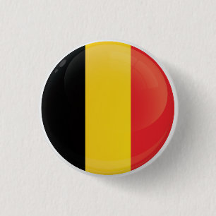Belgien-Flagge für das runde Symbol Button