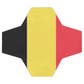 Belgien-Flagge Fußball (Flach)