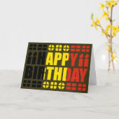 Belgien-Flagge Geburtstagskarte Karte (Gelbe Blume)