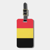 Belgien-Flagge Gepäckanhänger (Vorderseite vertikal)