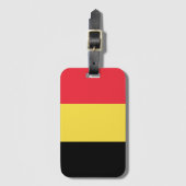 Belgien-Flagge Gepäckanhänger (Vorderseite Vertikal)