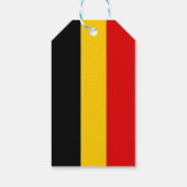 Belgien-Flagge Geschenkanhänger (Rückseite)