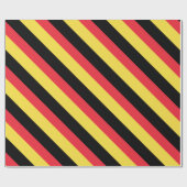 Belgien-Flagge Geschenkpapier (Flach)