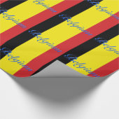 Belgien-Flagge Geschenkpapier (Ecke)