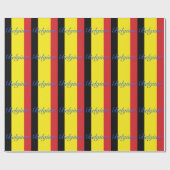 Belgien-Flagge Geschenkpapier (Flach)