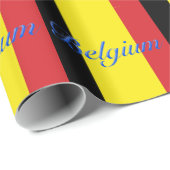 Belgien-Flagge Geschenkpapier (Rolleneckpunkt)