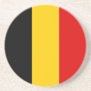 Belgien-Flagge Getränkeuntersetzer