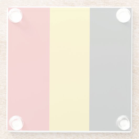 Belgien-Flagge Glasuntersetzer (Rückseite)