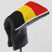 Belgien-Flagge Golf Headcover (3/4 Vorderseite)