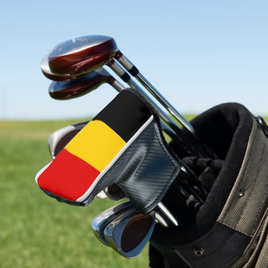 Belgien-Flagge Golf Headcover (In Situ)