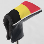 Belgien-Flagge Golf Headcover (3/4 Vorderseite)