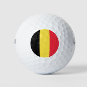 Belgien-Flagge Golfball (Vorderseite)