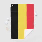 Belgien-Flagge Golfhandtuch (Insitu)