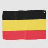 Belgien-Flagge Golfhandtuch (Horizontal)