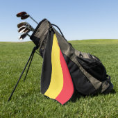 Belgien-Flagge Golfhandtuch (Gras)