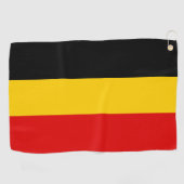 Belgien-Flagge Golfhandtuch (Horizontal)