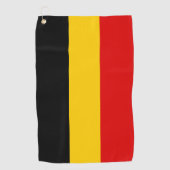 Belgien-Flagge Golfhandtuch (Vorderseite)
