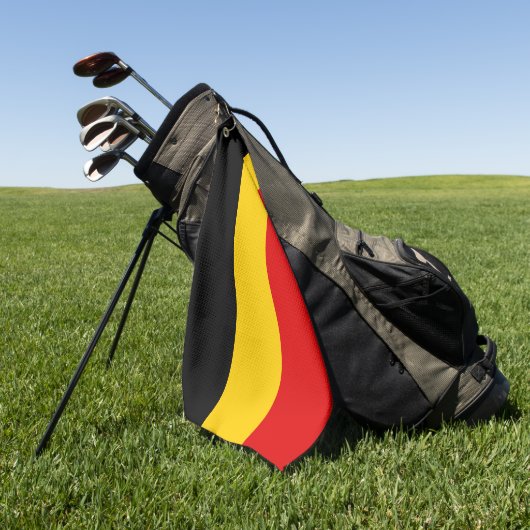 Belgien-Flagge Golfhandtuch (Gras)