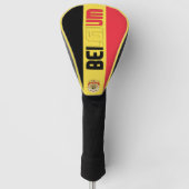 Belgien Flagge Gorgetic Patriotic Golf Headcover (Vorderseite)
