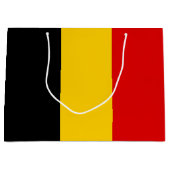 Belgien-Flagge Große Geschenktüte (Vorderseite)