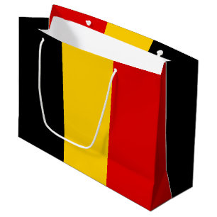 Belgien-Flagge Große Geschenktüte