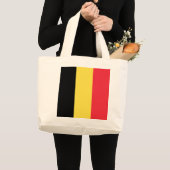 Belgien-Flagge Jumbo Stoffbeutel (Vorderseite (Produkt))