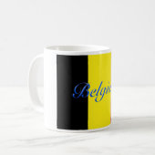 Belgien-Flagge Kaffeetasse (Vorderseite Links)