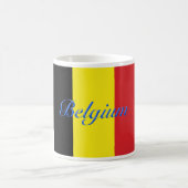 Belgien-Flagge Kaffeetasse (Mittel)