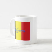 Belgien-Flagge Kaffeetasse (Vorderseite Links)