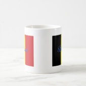 Belgien-Flagge Kaffeetasse (Mittel)
