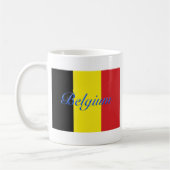 Belgien-Flagge Kaffeetasse (Links)