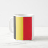 Belgien-Flagge Kaffeetasse (Vorderseite Links)
