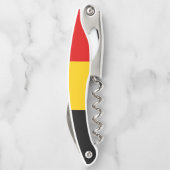 Belgien-Flagge Kellnermesser (Rückseite)