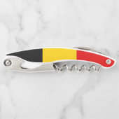 Belgien-Flagge Kellnermesser (Vorderseite)