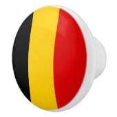 Belgien-Flagge Keramikknauf (Rechts)