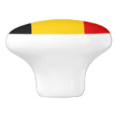 Belgien-Flagge Keramikknauf (Seitenansicht)