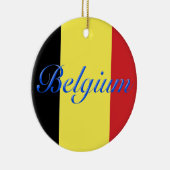 Belgien-Flagge Keramikornament (Rechts)