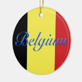 Belgien-Flagge Keramikornament (Links)