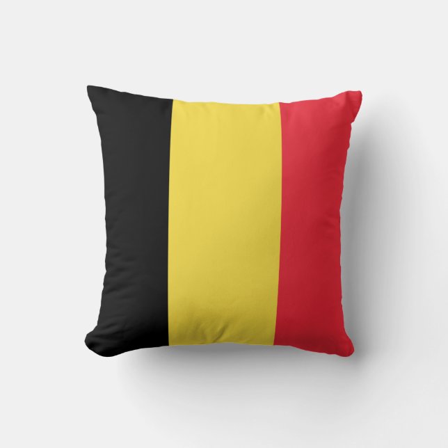 Belgien-Flagge Kissen (Vorderseite)