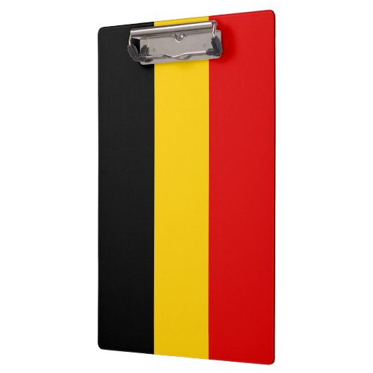 Belgien-Flagge Klemmbrett (Links)