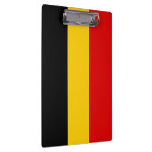 Belgien-Flagge Klemmbrett (Rechts)