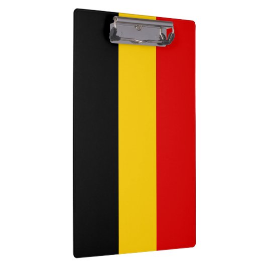 Belgien-Flagge Klemmbrett (Rechts)