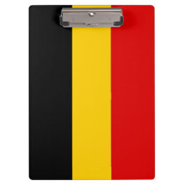 Belgien-Flagge Klemmbrett