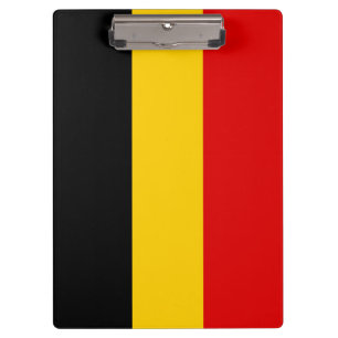 Belgien-Flagge Klemmbrett
