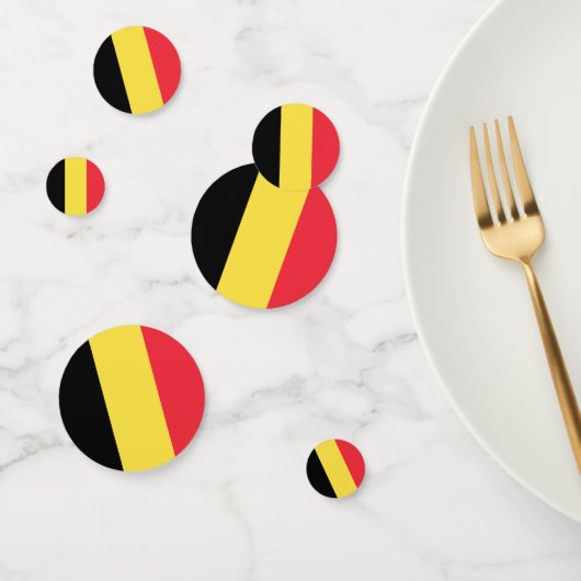 Belgien-Flagge Konfetti (Gruppe)