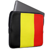 Belgien-Flagge Laptopschutzhülle (Vorne Rechts)
