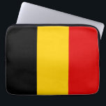 Belgien-Flagge Laptopschutzhülle<br><div class="desc">Ein ideales Geschenk für alle,  die Patrioten ihres Landes sind!</div>