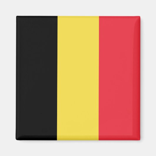 Belgien-Flagge Magnet (Vorne)